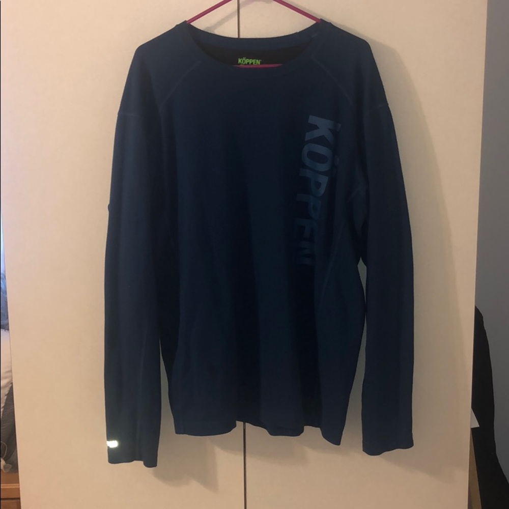 Mens Blue Koppen Long Sleeve- XXL